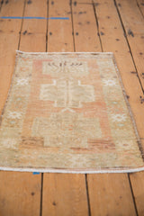 1.5x2.5 Vintage Distressed Oushak Rug Mat // ONH Item 7924 Image 2