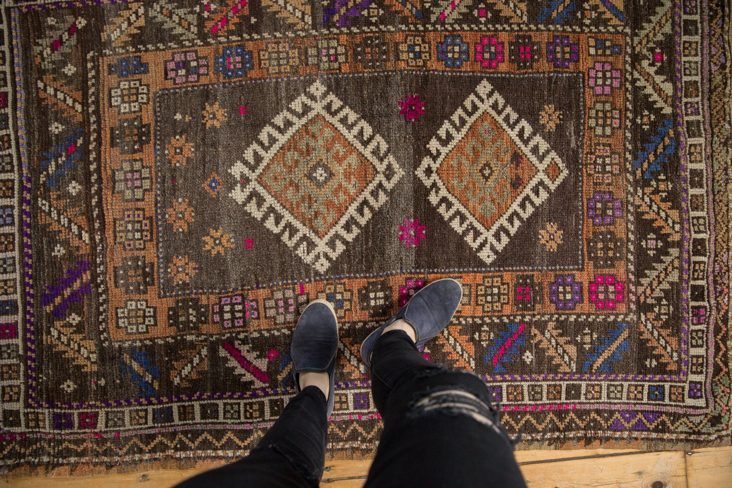 4x6 Vintage Distressed Oushak Rug // ONH Item 7930 Image 1