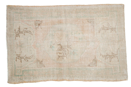 2.5x4 Vintage Distressed Oushak Rug // ONH Item 7931