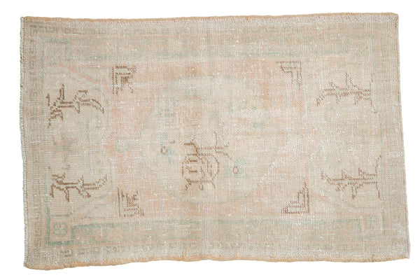 2.5x4 Vintage Distressed Oushak Rug // ONH Item 7931