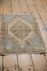 1.5x2.5 Vintage Distressed Oushak Rug Mat // ONH Item 7934 Image 3