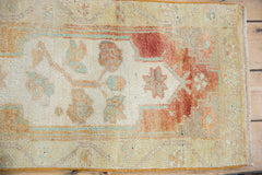 1.5x3 Vintage Distressed Oushak Rug Mat // ONH Item 7936 Image 2