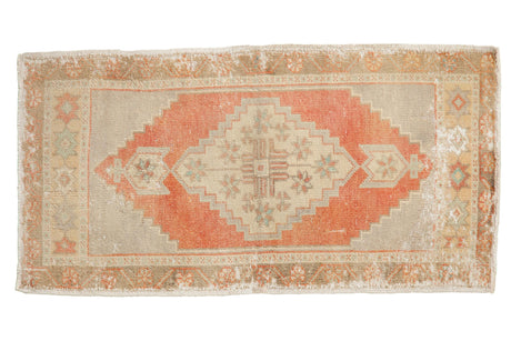2x3.5 Vintage Distressed Oushak Rug // ONH Item 7940
