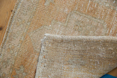 1.5x1.5 Vintage Distressed Oushak Square Rug Mat // ONH Item 7944 Image 5