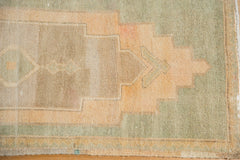 1.5x4 Vintage Distressed Oushak Rug Mat Runner // ONH Item 7956 Image 3