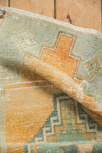 1.5x3 Vintage Distressed Oushak Rug Mat // ONH Item 7958 Image 5