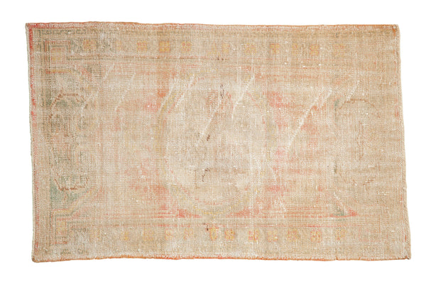 2.5x4.5 Vintage Distressed Oushak Rug // ONH Item 7959