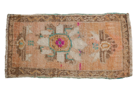 2x3.5 Vintage Distressed Oushak Rug // ONH Item 7961