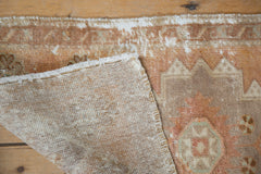1.5x3 Vintage Distressed Oushak Rug Mat // ONH Item 7963 Image 6