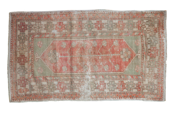 2.5x4.5 Vintage Distressed Oushak Rug // ONH Item 7966