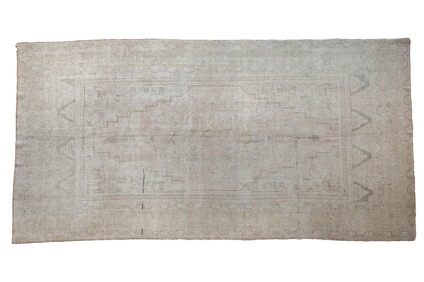 5x10.5 Vintage Distressed Oushak Rug Runner // ONH Item 7971