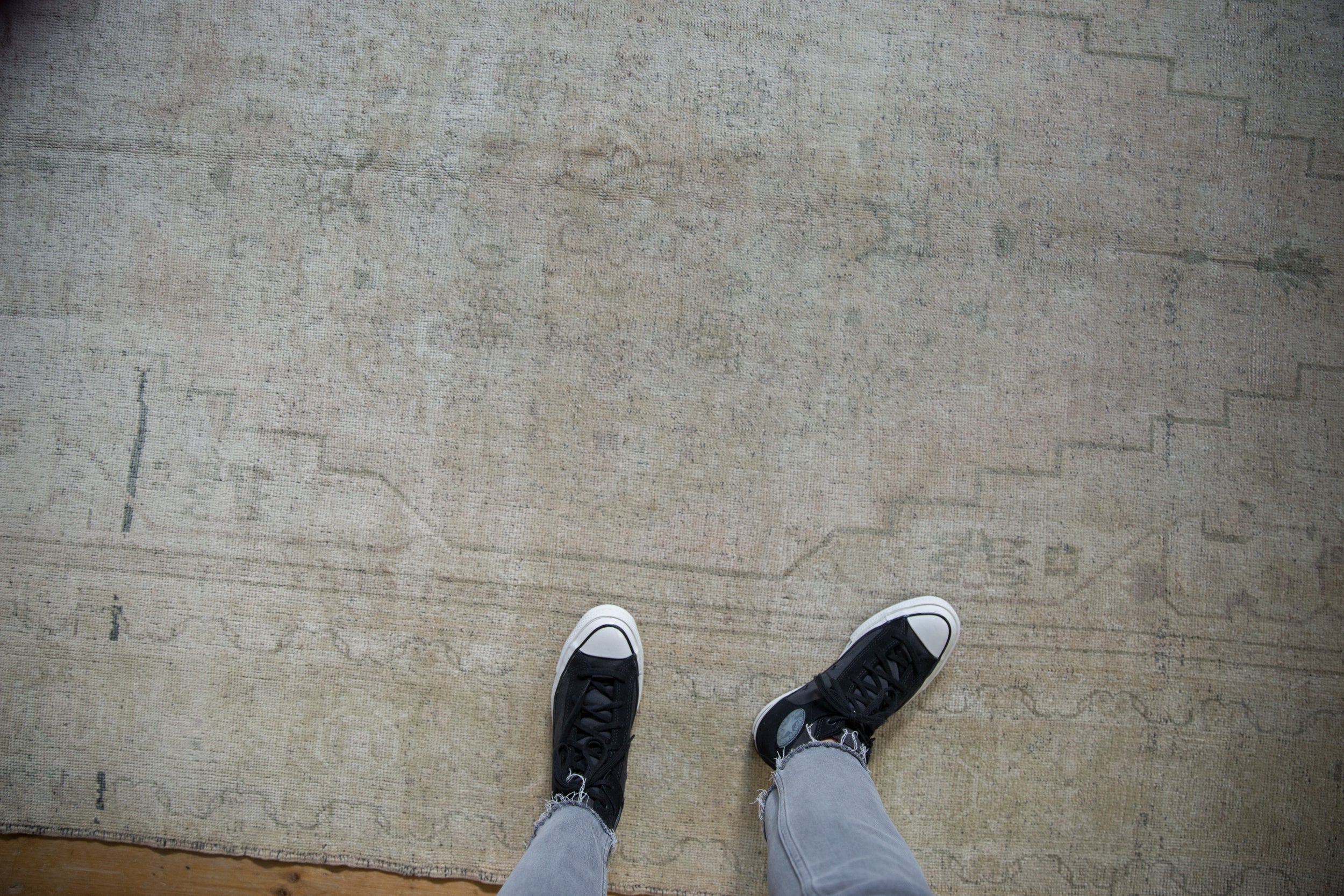 5x10.5 Vintage Distressed Oushak Rug Runner // ONH Item 7971 Image 1