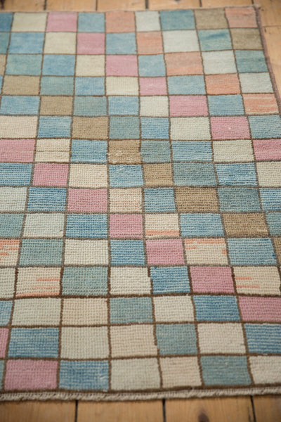 3x3.5 Vintage Distressed Oushak Square Rug // ONH Item 7974 Image 3