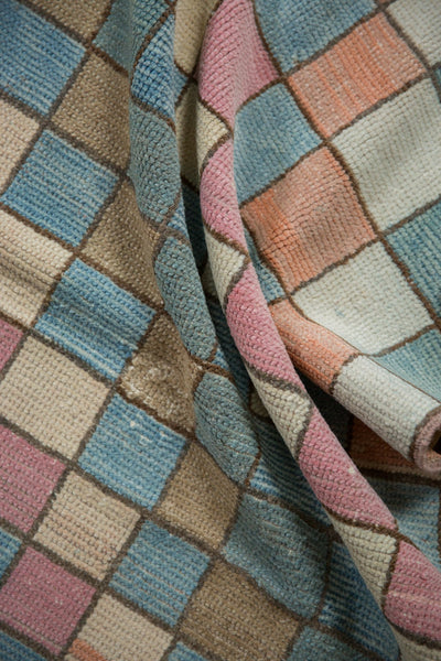 3x3.5 Vintage Distressed Oushak Square Rug // ONH Item 7974 Image 6