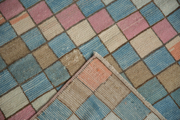 3x3.5 Vintage Distressed Oushak Square Rug // ONH Item 7974 Image 7
