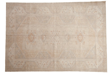 6.5x9.5 Vintage Distressed Oushak Carpet // ONH Item 7977