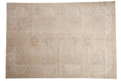6.5x9.5 Vintage Distressed Oushak Carpet // ONH Item 7977