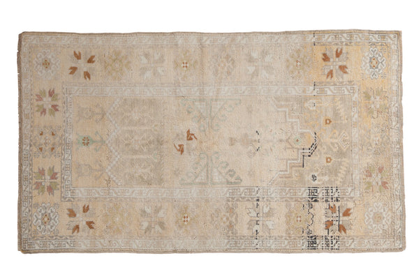 3.5x6 Vintage Distressed Oushak Rug // ONH Item 7984