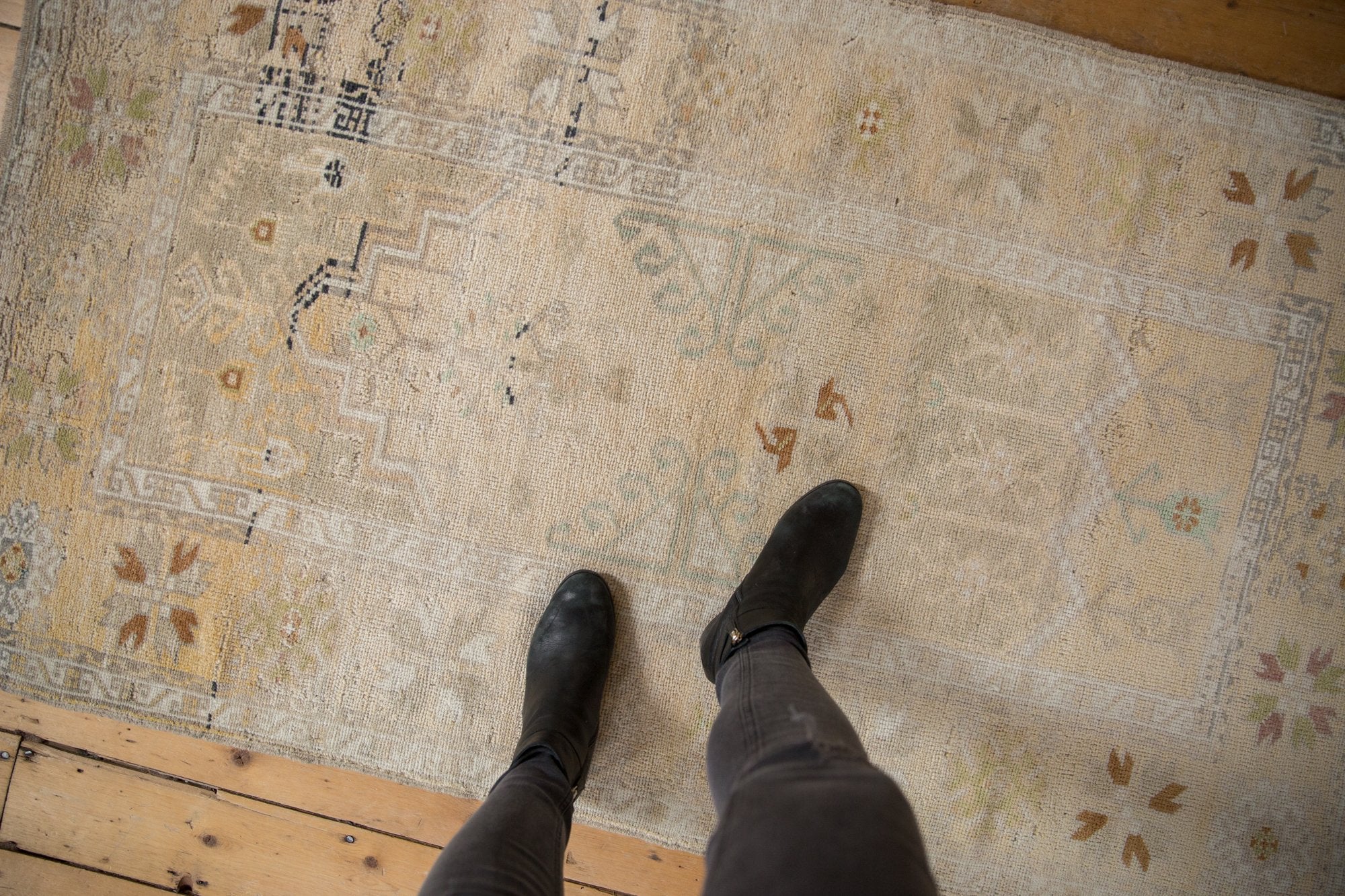 3.5x6 Vintage Distressed Oushak Rug // ONH Item 7984 Image 1