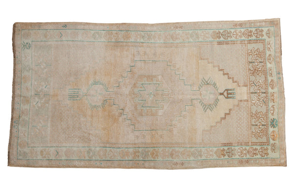 3.5x6.5 Vintage Distressed Oushak Rug // ONH Item 7986