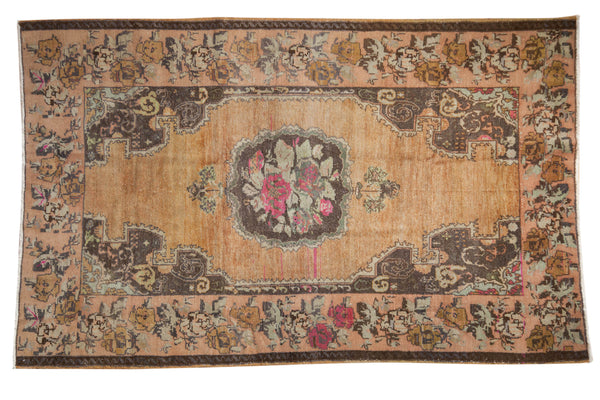 4.5x7.5 Vintage Distressed Oushak Rug // ONH Item 7989