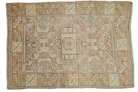 4x5.5 Vintage Distressed Oushak Rug // ONH Item 7992