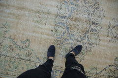 6x9.5 Vintage Distressed Oushak Carpet // ONH Item 7996 Image 1