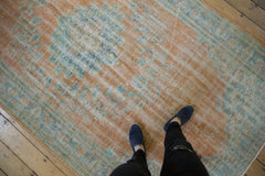 5.5x9.5 Vintage Distressed Oushak Carpet // ONH Item 7998 Image 1