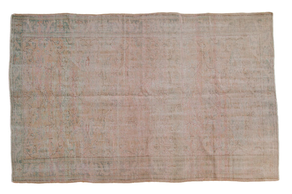 5.5x8.5 Vintage Distressed Oushak Carpet // ONH Item 7999