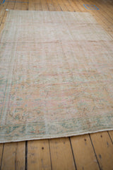 5.5x8.5 Vintage Distressed Oushak Carpet // ONH Item 7999 Image 2