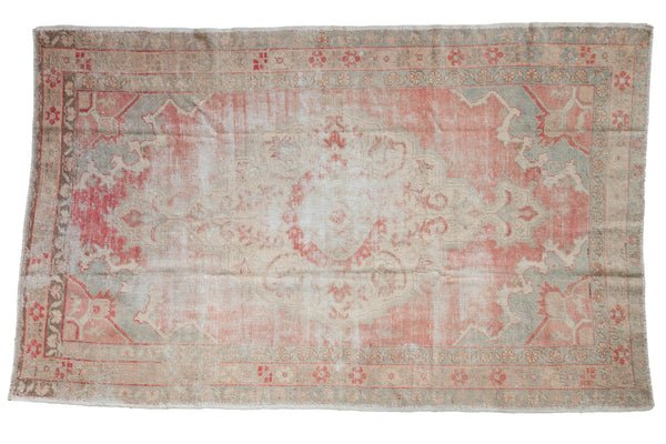 4.5x7.5 Vintage Distressed Oushak Rug // ONH Item 8003