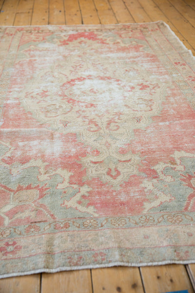 4.5x7.5 Vintage Distressed Oushak Rug // ONH Item 8003 Image 6