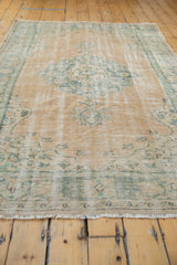 5.5x8 Vintage Distressed Oushak Carpet // ONH Item 8008 Image 2