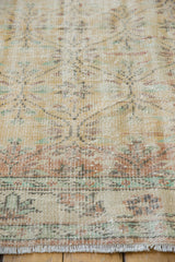 5.5x9 Vintage Distressed Oushak Carpet // ONH Item 8011 Image 4