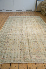 5.5x9 Vintage Distressed Oushak Carpet // ONH Item 8011 Image 8