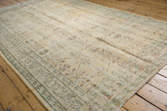 5.5x9 Vintage Distressed Oushak Carpet // ONH Item 8011 Image 10