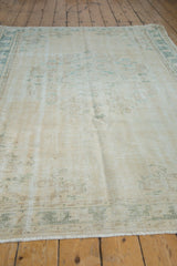 5.5x8 Vintage Distressed Oushak Carpet // ONH Item 8012 Image 2