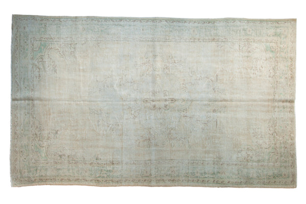 5.5x9.5 Vintage Distressed Oushak Carpet // ONH Item 8013