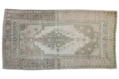 5x9.5 Vintage Distressed Oushak Carpet // ONH Item 8015