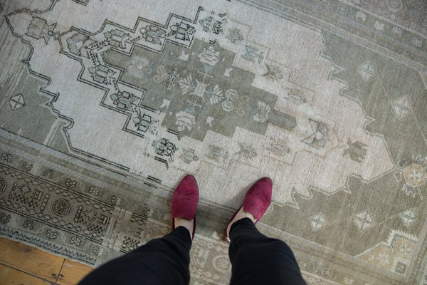 5x9.5 Vintage Distressed Oushak Carpet // ONH Item 8015 Image 1