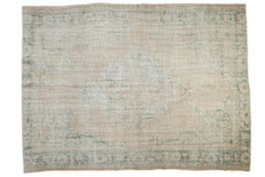 6x8.5 Vintage Distressed Oushak Carpet // ONH Item 8016