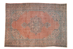 7x10 Vintage Distressed Oushak Carpet // ONH Item 8018