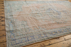 6x9.5 Vintage Distressed Oushak Carpet // ONH Item 8020 Image 4