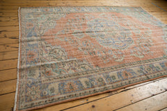 6.5x9.5 Vintage Distressed Oushak Carpet // ONH Item 8022 Image 4