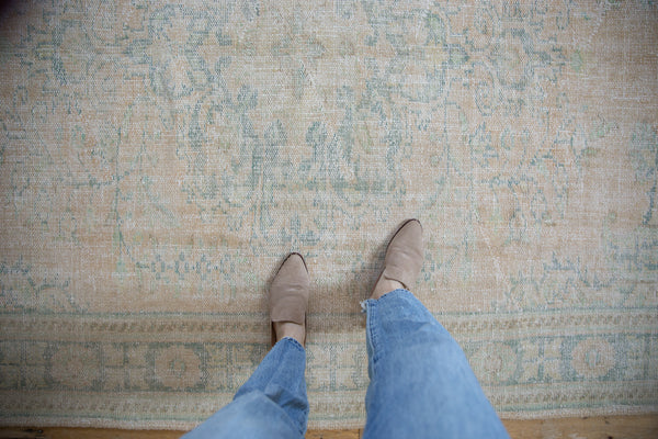 6.5x9.5 Vintage Distressed Oushak Carpet // ONH Item 8023 Image 1