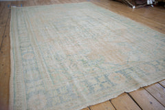 6.5x9.5 Vintage Distressed Oushak Carpet // ONH Item 8023 Image 3