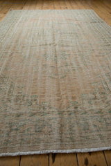 6x9.5 Vintage Distressed Oushak Carpet // ONH Item 8024 Image 6
