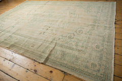 7x9.5 Vintage Distressed Oushak Carpet // ONH Item 8027 Image 3