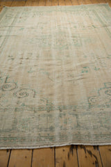 7x9.5 Vintage Distressed Oushak Carpet // ONH Item 8027 Image 5