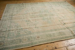 7x9.5 Vintage Distressed Oushak Carpet // ONH Item 8027 Image 7